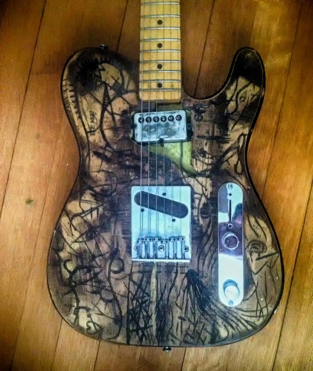 'dethkaster' telecaster. photo: e.carlson