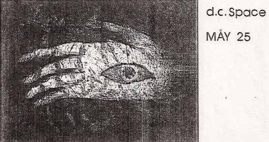 gig flyer etching - jh0st 1987